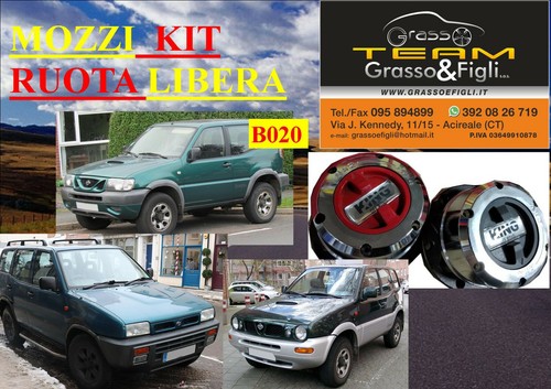 Kit mozzi ruota libera - libera, for